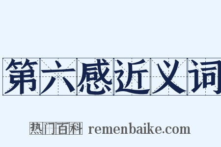 第六感近义词是什么意思的图片